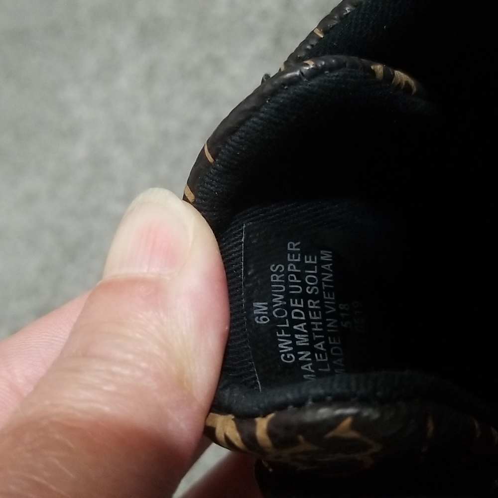 Guess Gw Flowurs Wedged Sneakers in Brown Multi 6M - Picture 8 of 10